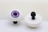 45mm Domed Puppet Eyes with Cabachon Iris - PURQUOISE - FurriFingers